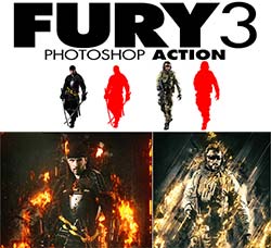 极品PS动作－火影重重：Fury 3 Photoshop Action